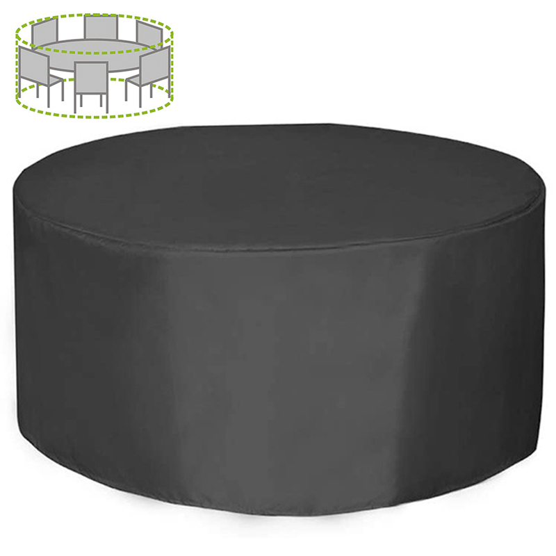 Outdoor Furniture Manufacturer - 12 Sizes Round Furniture Cover 210D