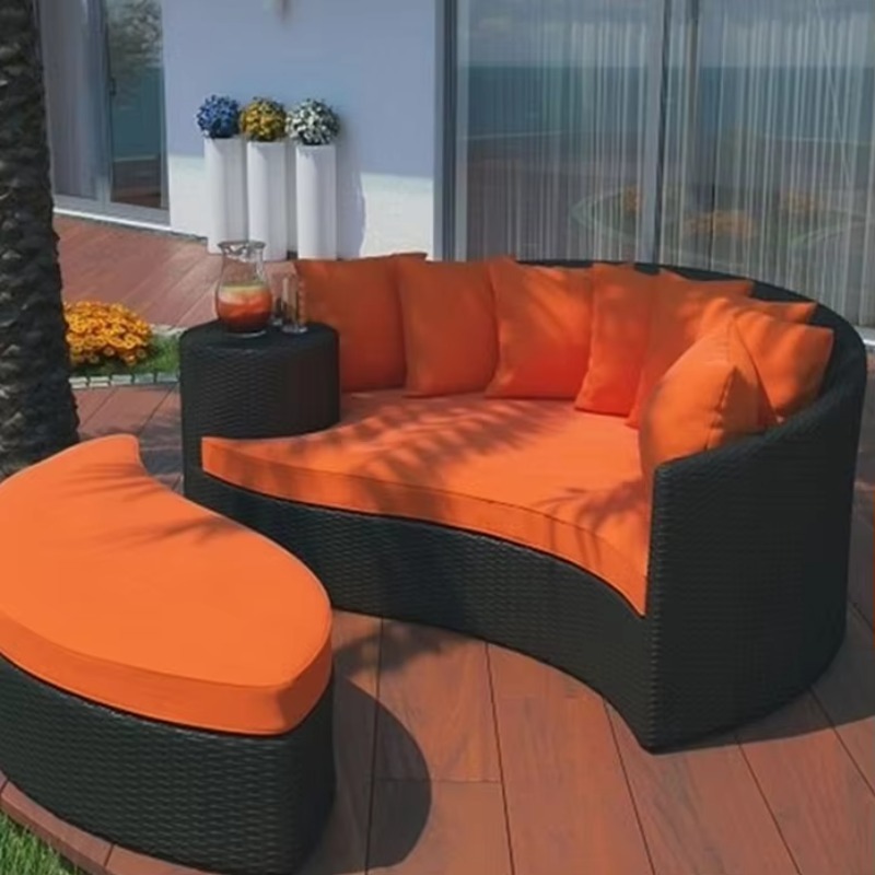 Outdoor Furniture Factory - Factory Wholesale Raised Sun Beds Chaise