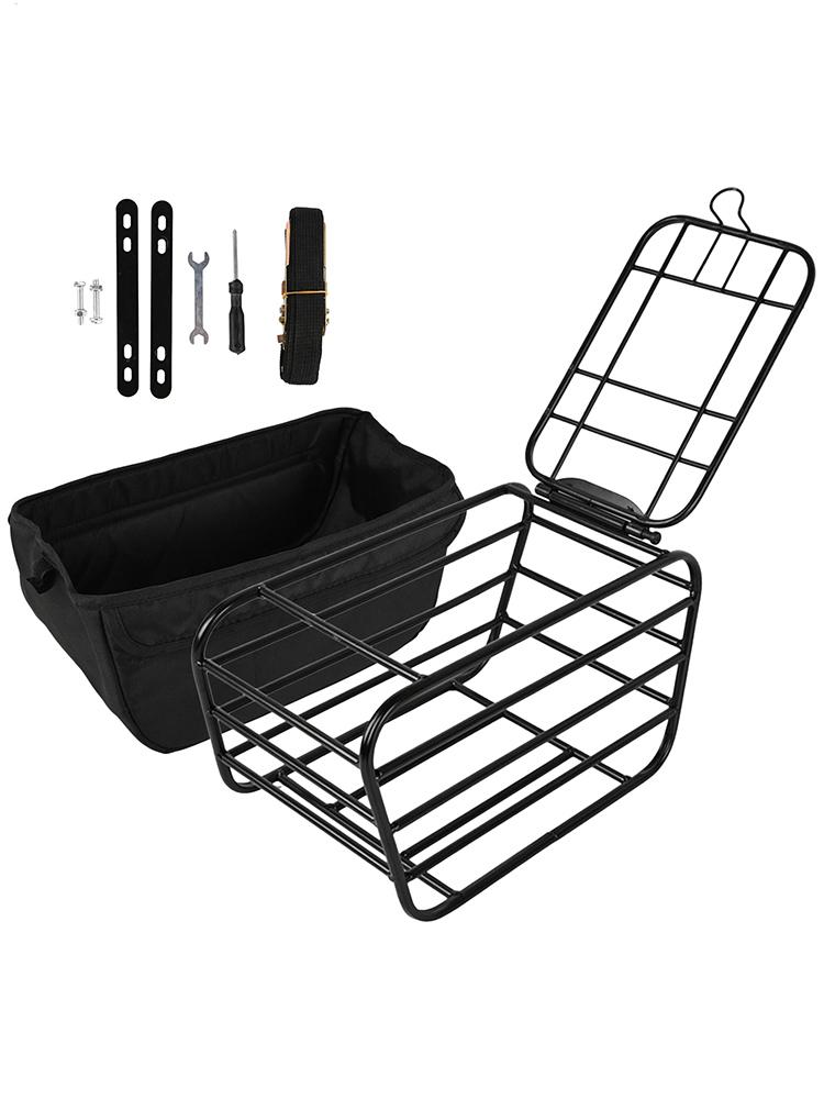 Outdoor Furniture With Storage - Bike Rear Basket Heavy Duty bicycle