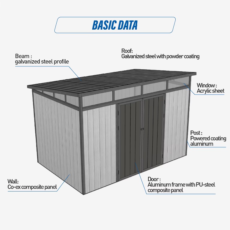 D2833 3M*3M High Performance M - Outdoor Furniture With Storage recension och pris