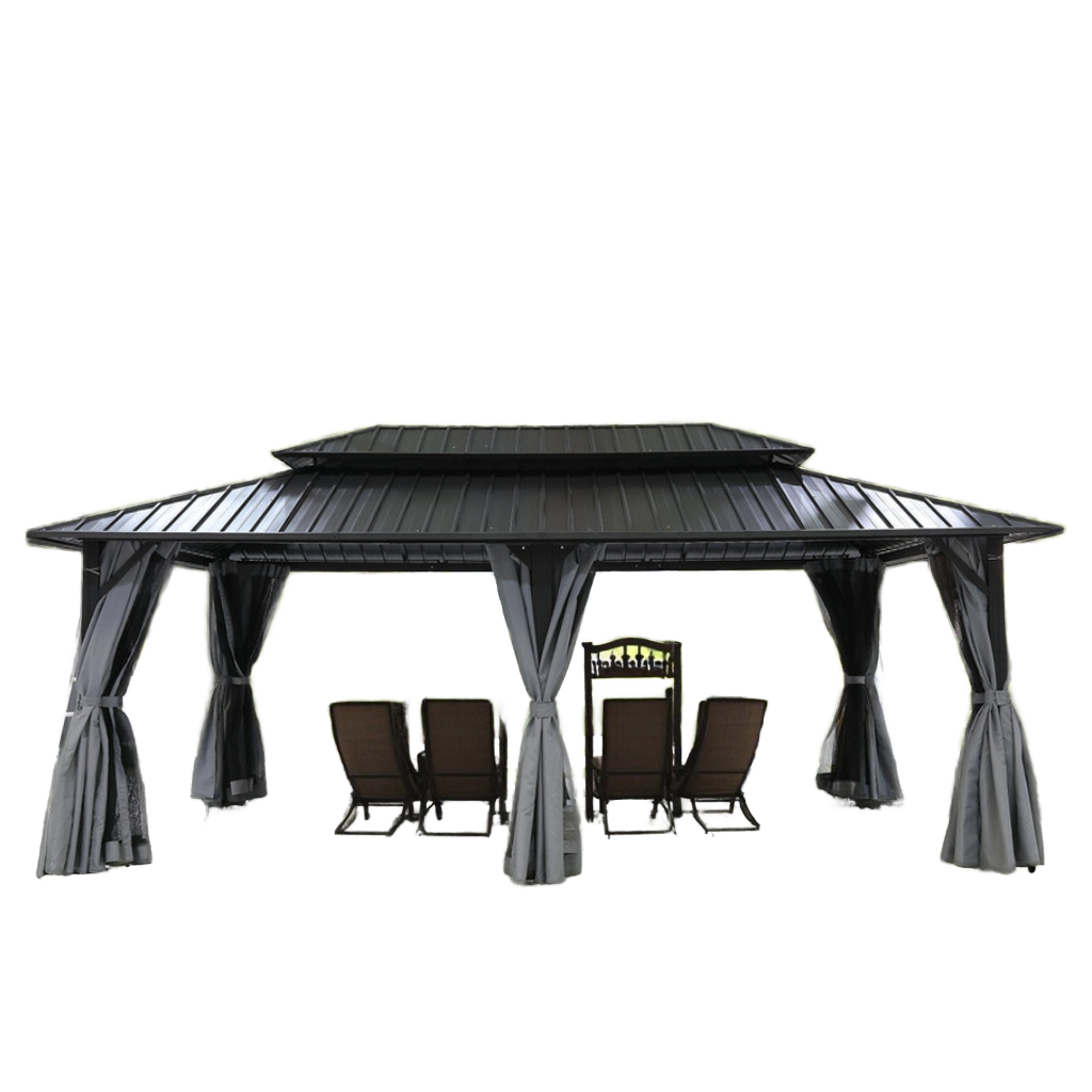 Outdoor Aluminum Frame Canopy  - Outdoor Furniture Gazebo recension och pris