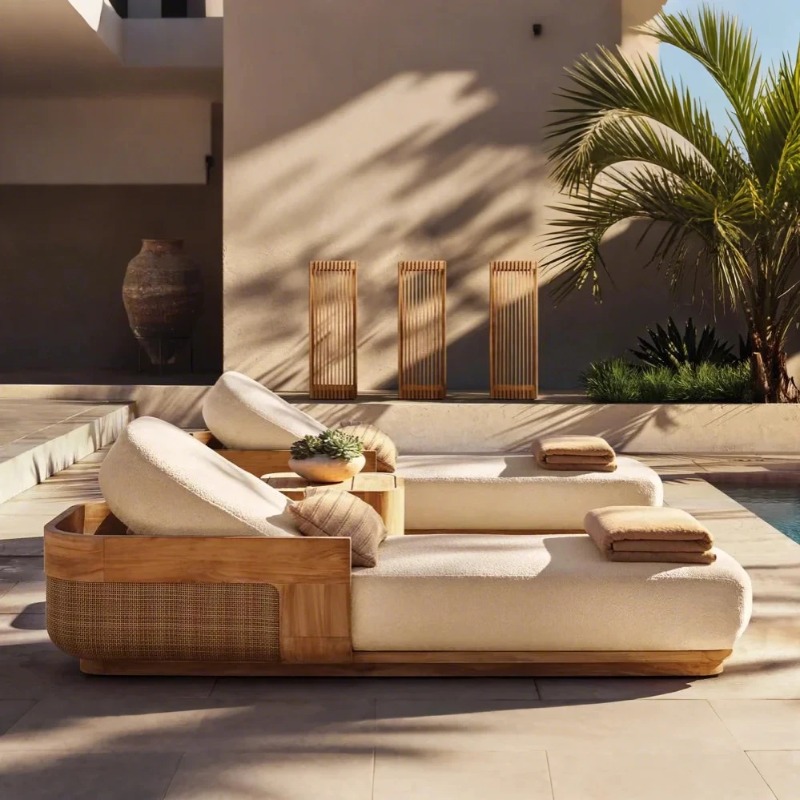 Sun Beach Lounge Chair & Daybe - Rattan Lounge Set recension och pris