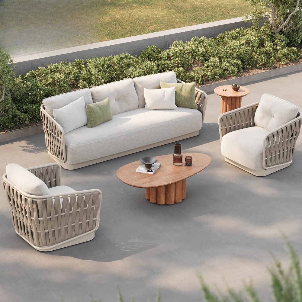 Garden Comfort Sofa Metal Set  - Rattan Lounge Set recension och pris