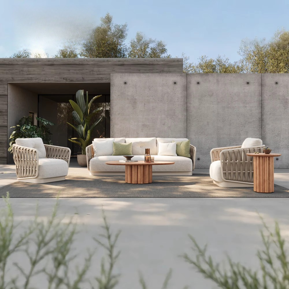 Garden Comfort Sofa Metal Set  - Rattan Lounge Set recension och pris