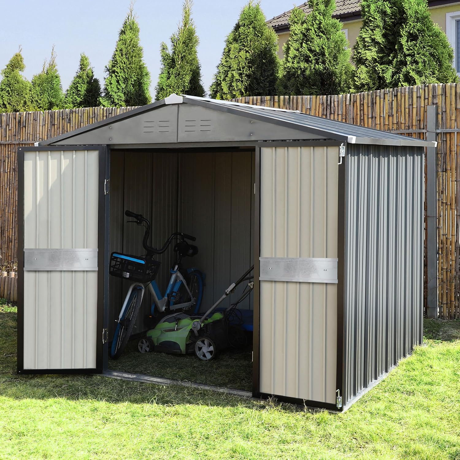 10' x 10' Outdoor Storage Shed - Outdoor Furniture With Storage recension och pris