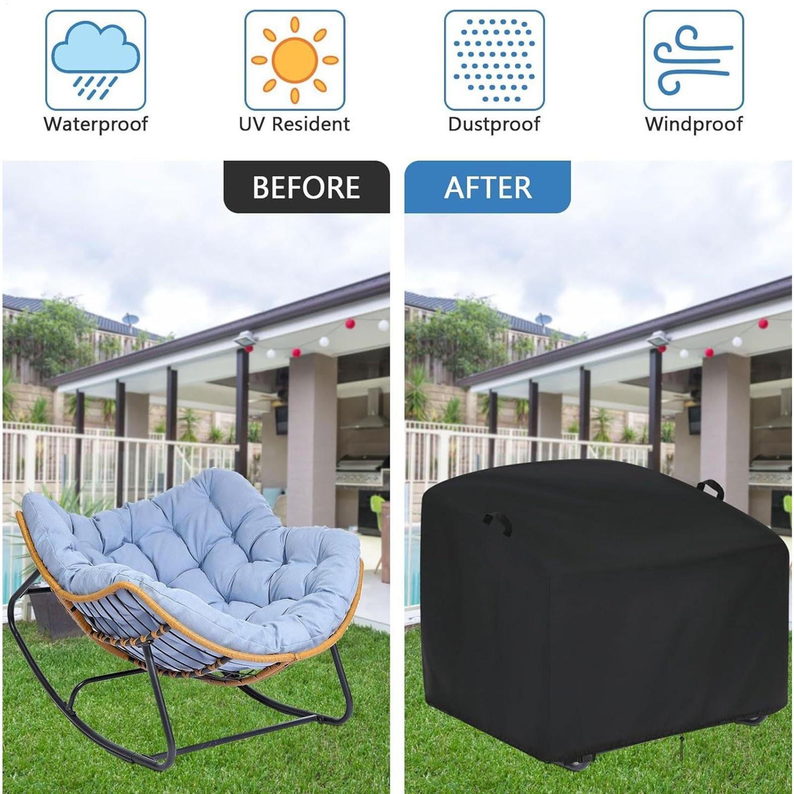Rocking Chair Covers Waterproo - Rattan Lounge Set recension och pris