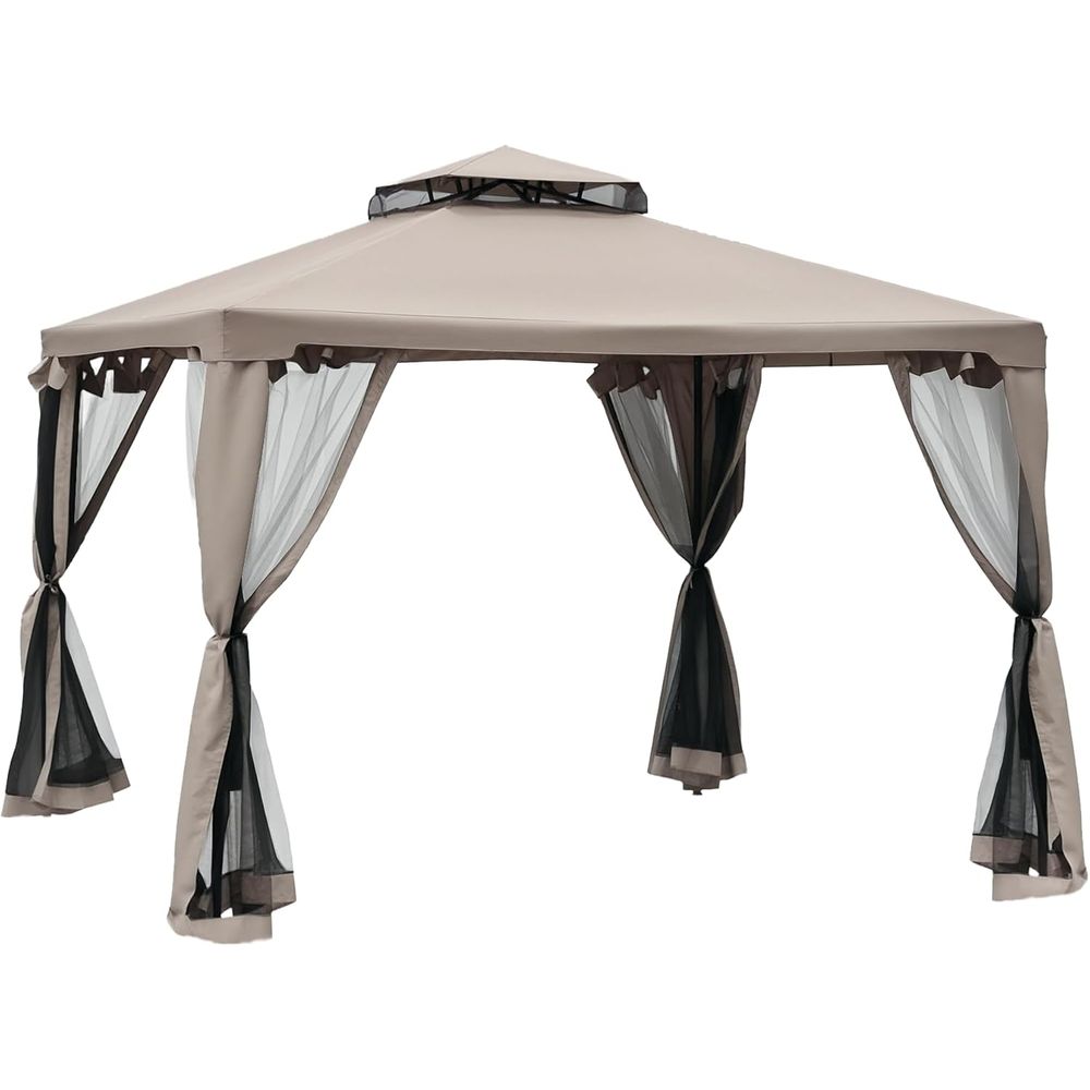 9.6' x 9.6' Patio Gazebo, Outd - Outdoor Furniture Gazebo recension och pris