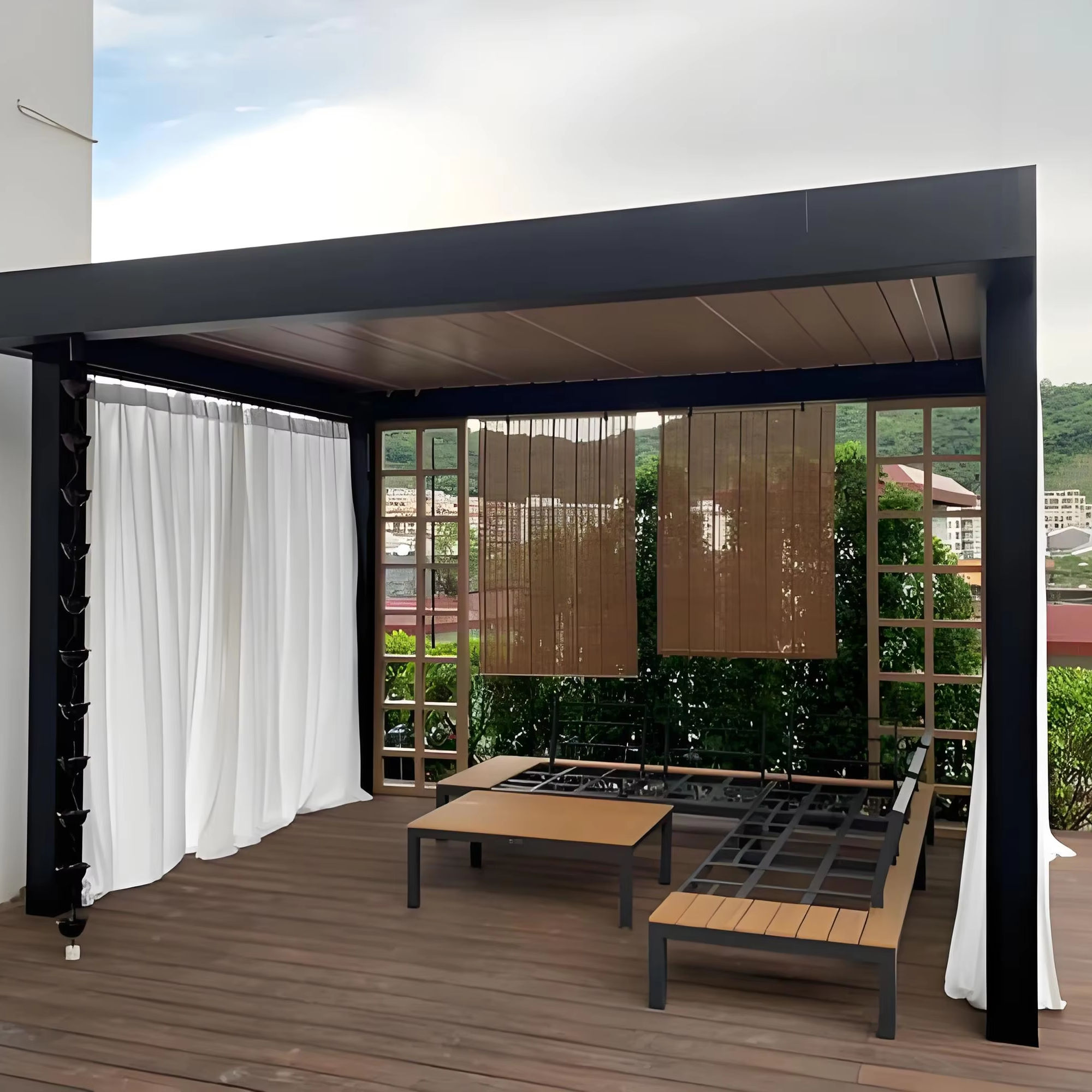 Various Sizes Aluminum Alloy R - Outdoor Furniture Gazebo recension och pris