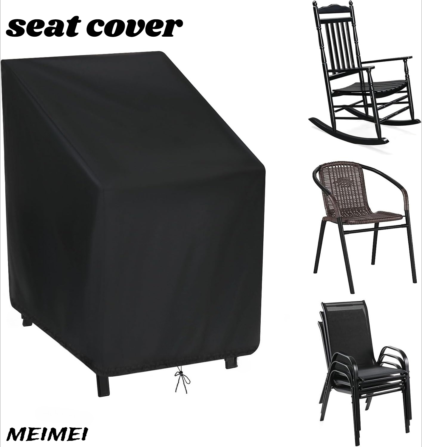Stacked Chair Dust Cover Stora - Outdoor Furniture With Storage recension och pris