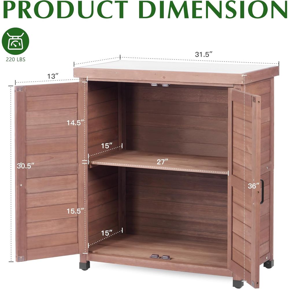 Outdoor Storage Cabinet & Pott - Outdoor Furniture With Storage recension och pris