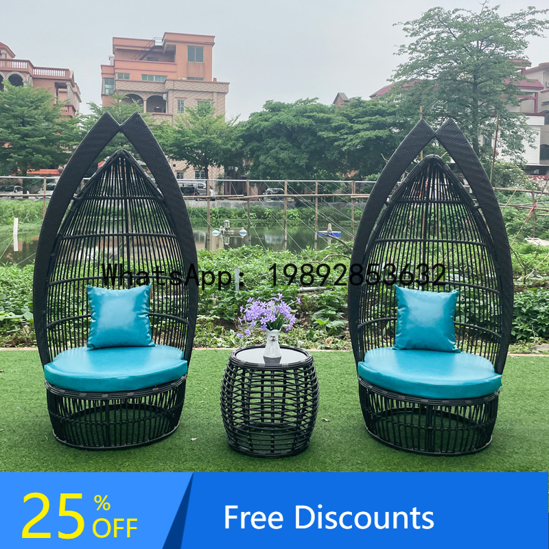 Outdoor Creative Rattan Woven  - Rattan Lounge Set recension och pris