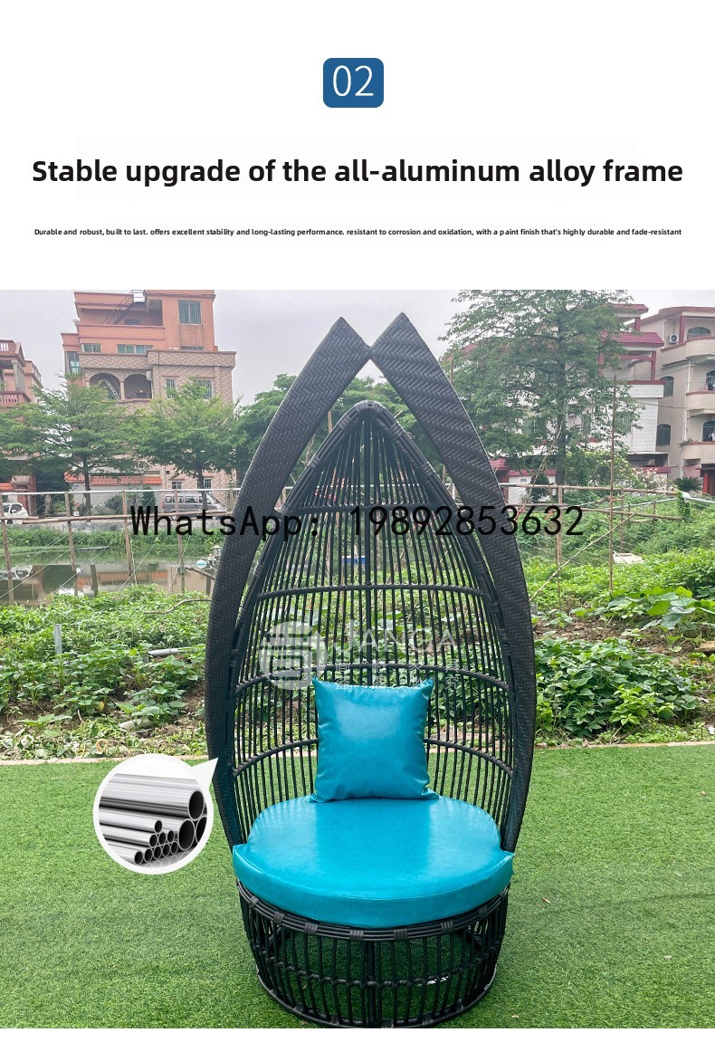 Outdoor Creative Rattan Woven  - Rattan Lounge Set recension och pris