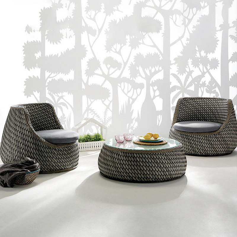 Wood Nordic Garden Furniture S - Rattan Lounge Set recension och pris