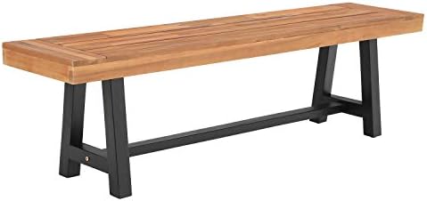 Outdoor Acacia Wood Bench, 63